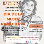La biblioteca realiza conversatorio en conmemoración al día de la Mujer Paraguaya 