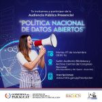 Presentarán Borrador de la política nacional de Datos Abiertos en audiencia pública.